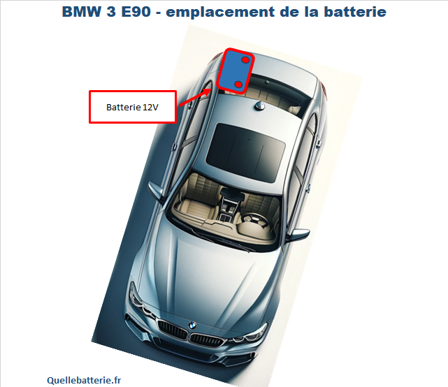 BMW Série 3 E90 (2005-2011) - batteries | Quelle Batterie